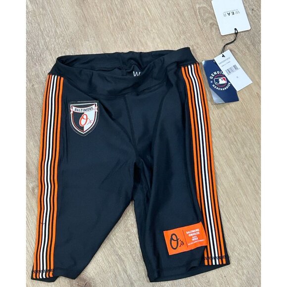 NWT Wear by Erin Andrews Baltimore Orioles Bike Shorts, Women's Size S - Picture 1 of 2